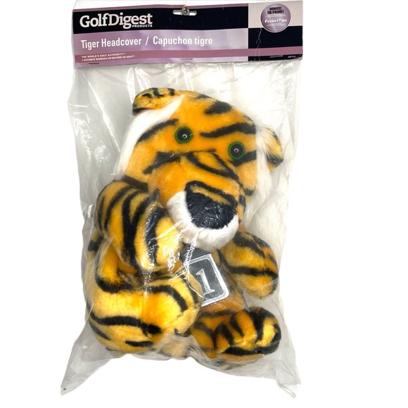 Golf Digest Tiger Plush Headcover - Picture 1 of 11